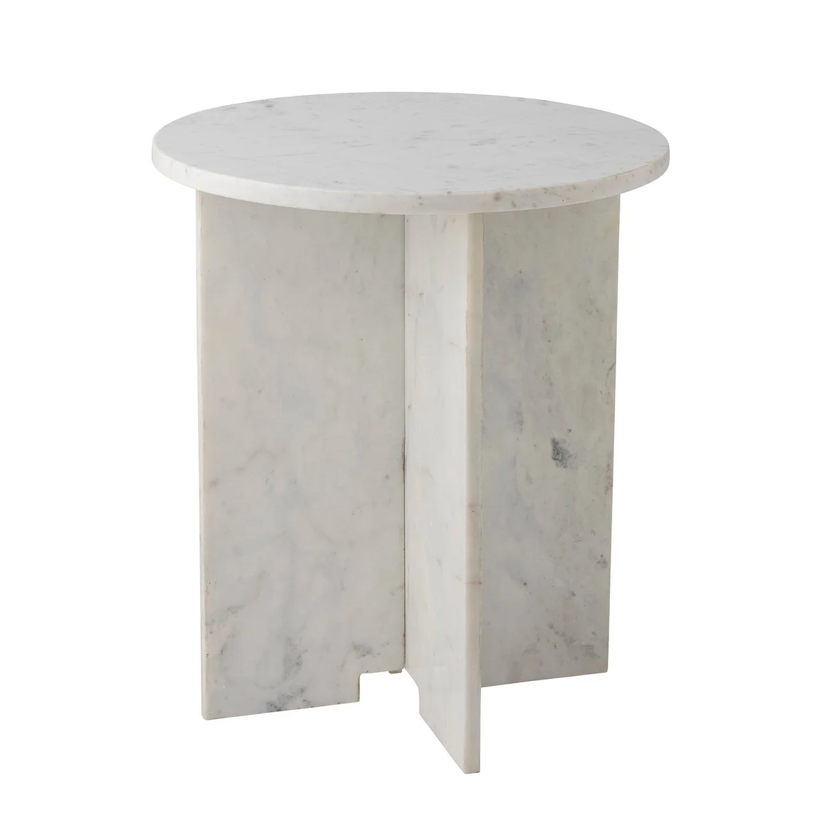 Bloomingville - Jasmia table d'appoint, Ø 46 cm, blanc Bloomingville - Jasmia table d'appoint, Ø 46 cm, blanc