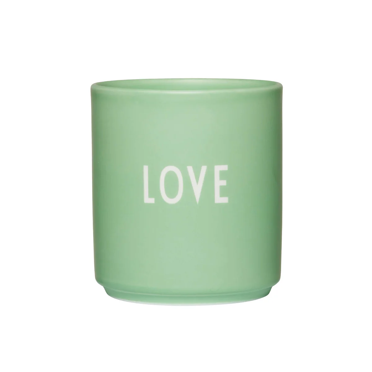 Design Letters - AJ Favourite Tasse en porcelaine, Love / green bliss