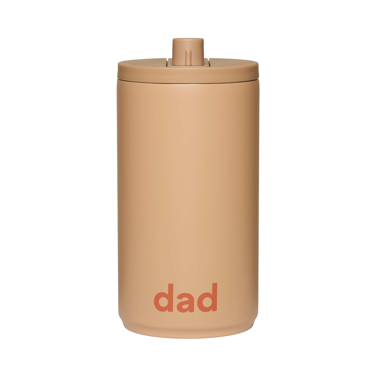design letters - travel gobelet, 0.35 l, dad / beige
