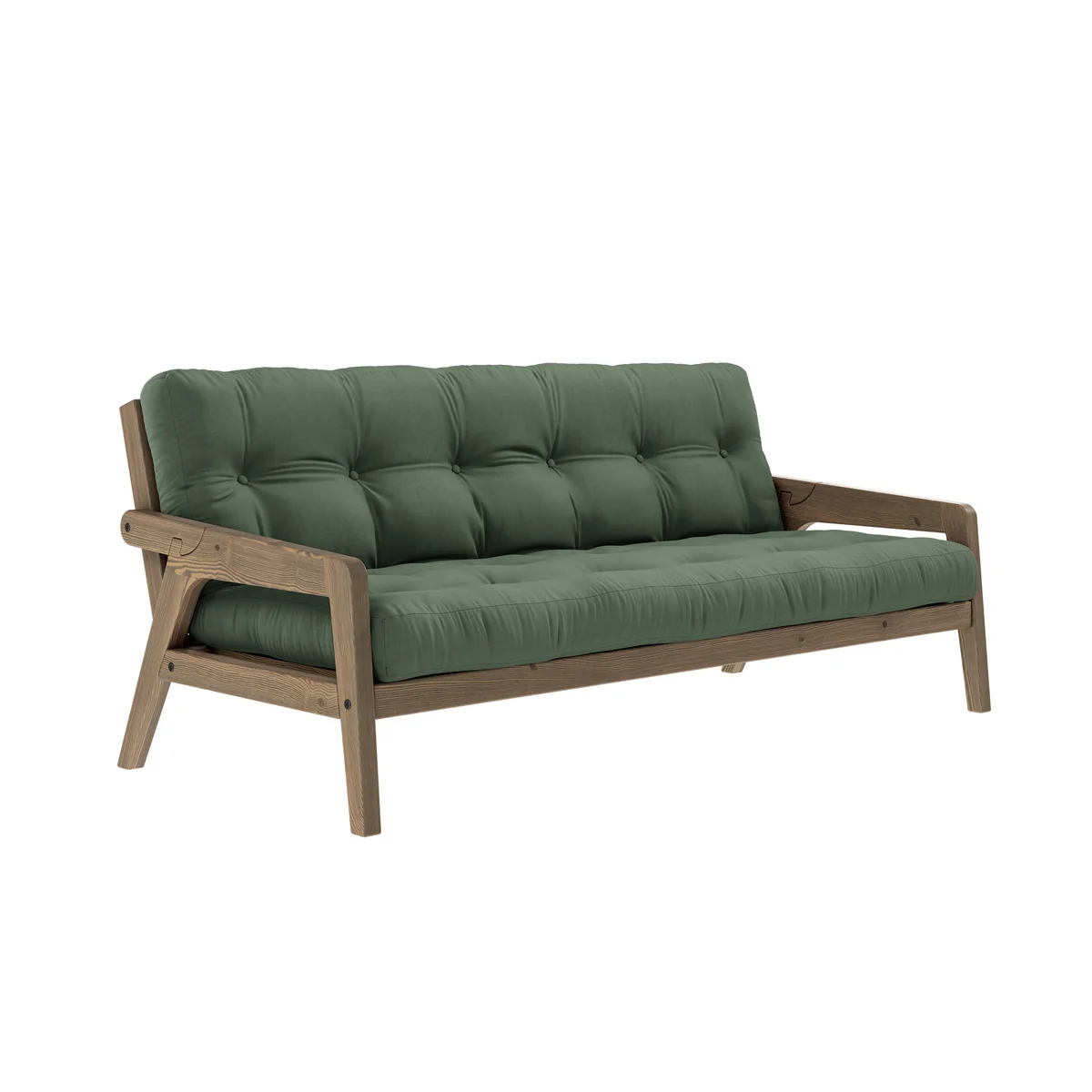 Karup - Grab Canapé, pin brun caroube / vert olive (756)