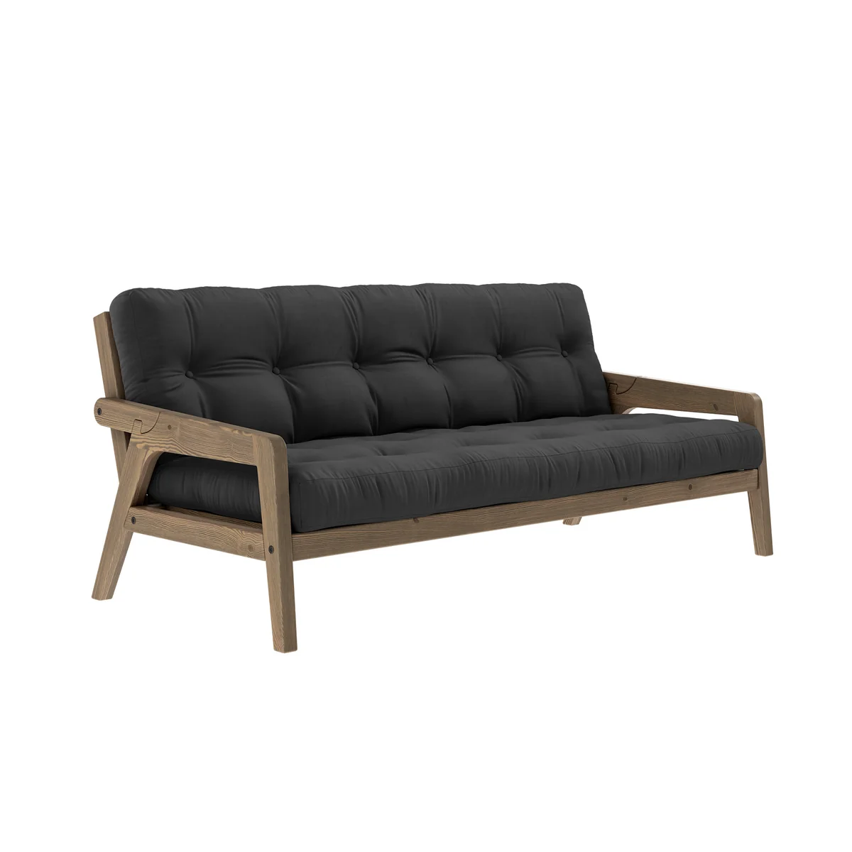 Karup - Grab Canapé, pin brun caroba / gris foncé (734)