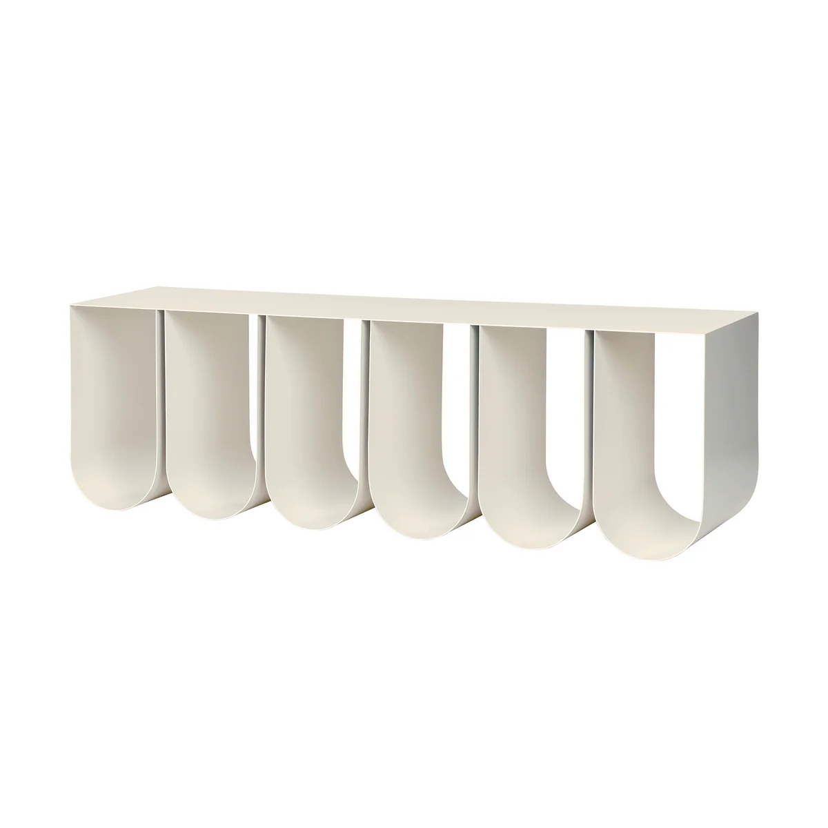 Kristina Dam Studio - Curved Étagère murale, beige Kristina Dam Studio - Curved Étagère murale, beige