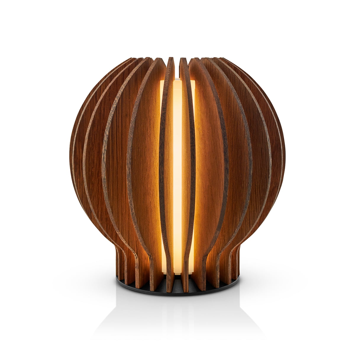 Eva Solo - Radiant Lampe LED à accu, Ø 14 x H 15 cm, chêne fumé