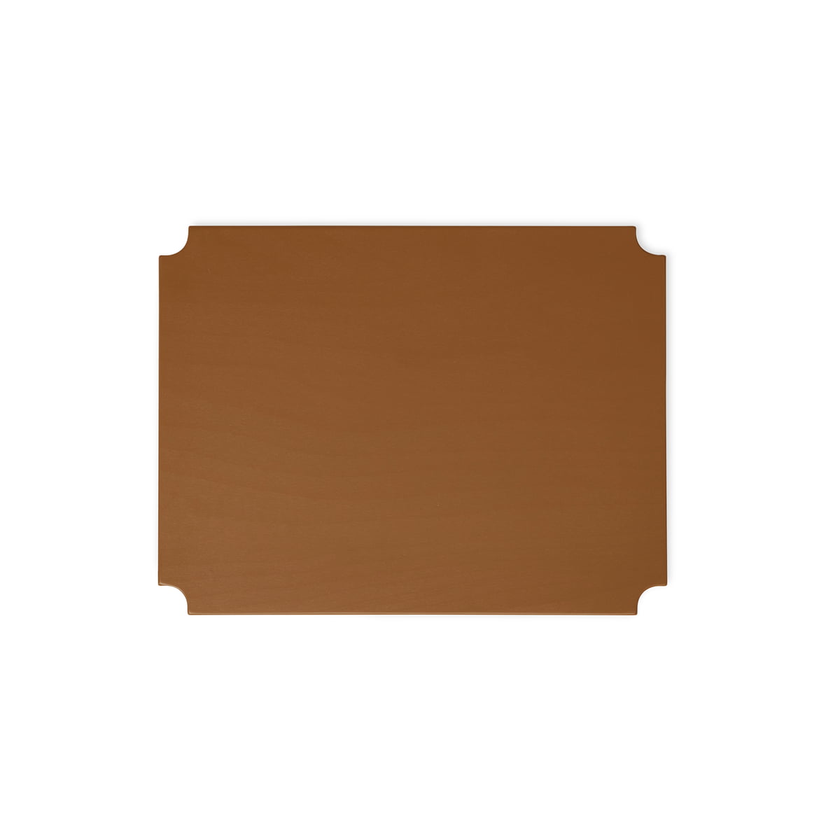form & refine - pillar storage box couvercle m, clay brown
