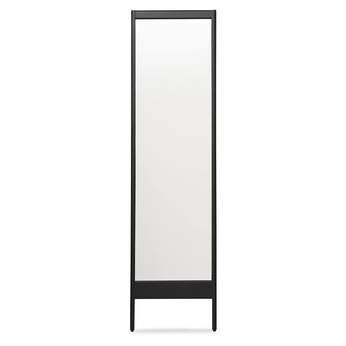 Form & Refine - A Line Miroir, H 195,5 cm, chêne teinté noir Form & Refine - A Line Miroir, H 195,5 cm, chêne teinté noir