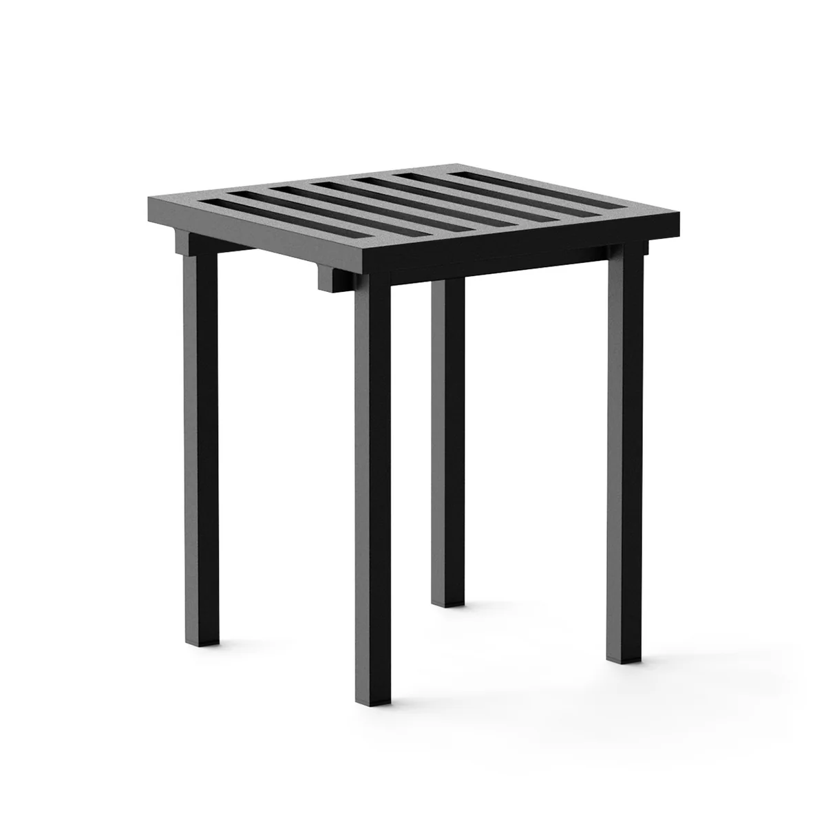 NINE - 19 Outdoors Tabouret, noir NINE - 19 Outdoors Tabouret, noir