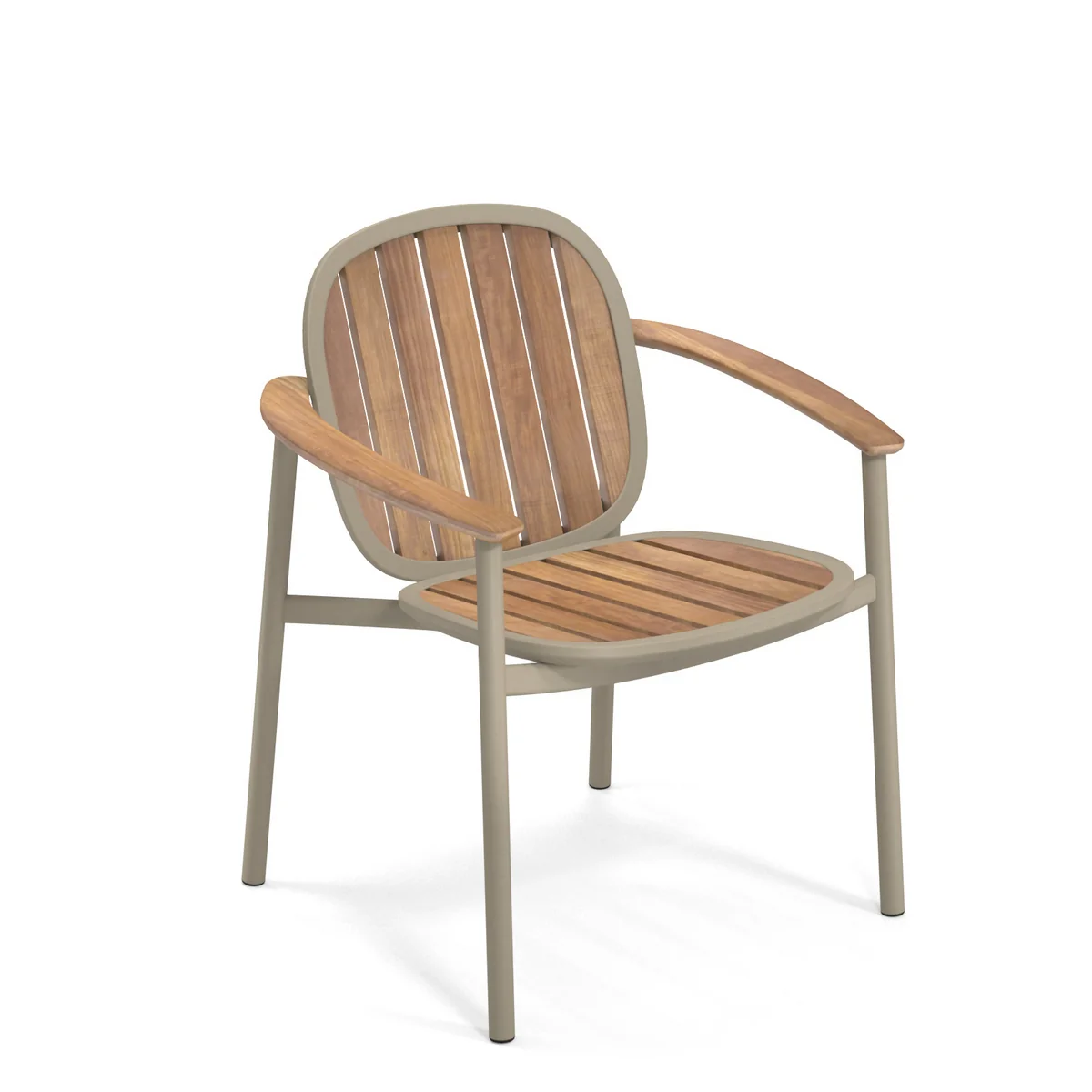 Emu - Twins Fauteuil de jardin, teck / taupe Emu - Twins Fauteuil de jardin, teck / taupe