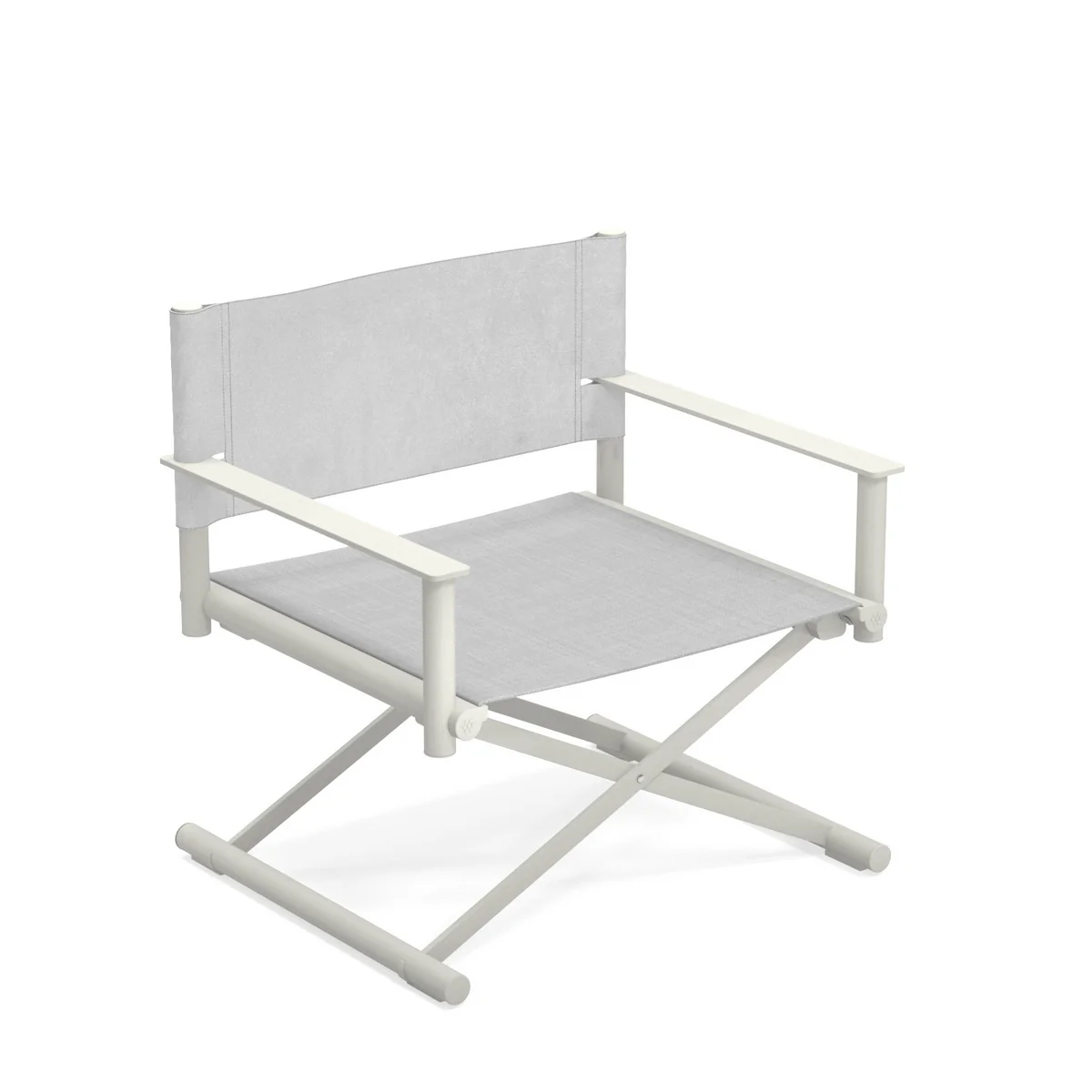Emu - Chaise longue de jardin, blanc / blanc-gris Emu - Chaise longue de jardin, blanc / blanc-gris