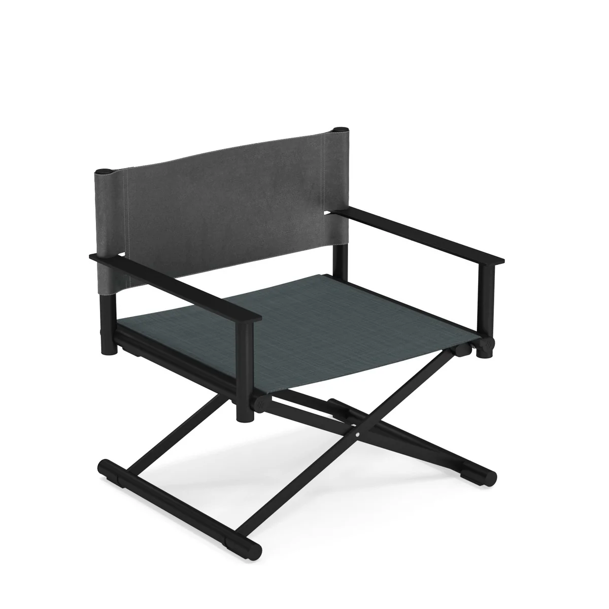 Emu - Chaise longue de jardin, noir / gris pierre Emu - Chaise longue de jardin, noir / gris pierre
