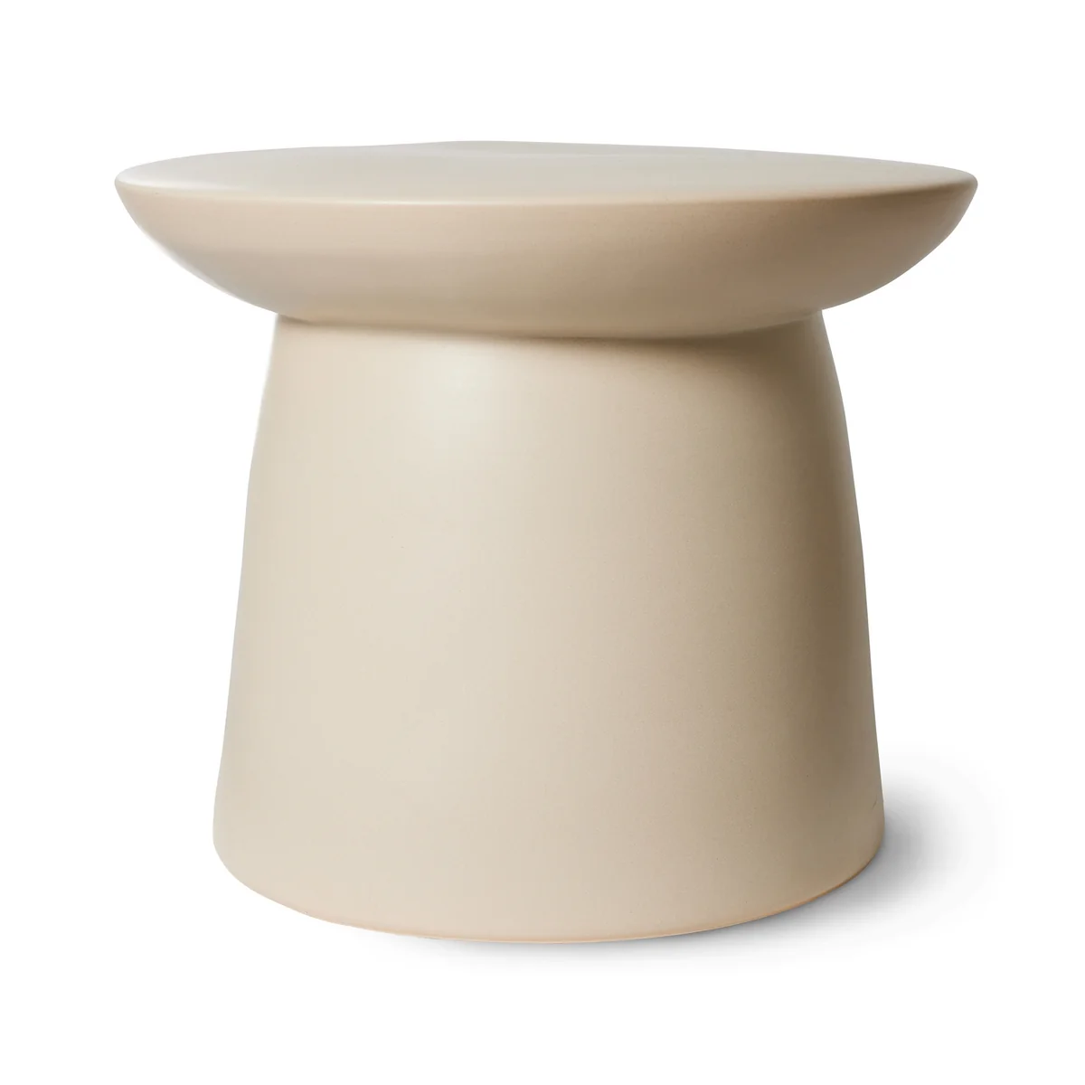 HKliving - Table d'appoint en faïence, L, cream HKliving - Table d'appoint en faïence, L, cream
