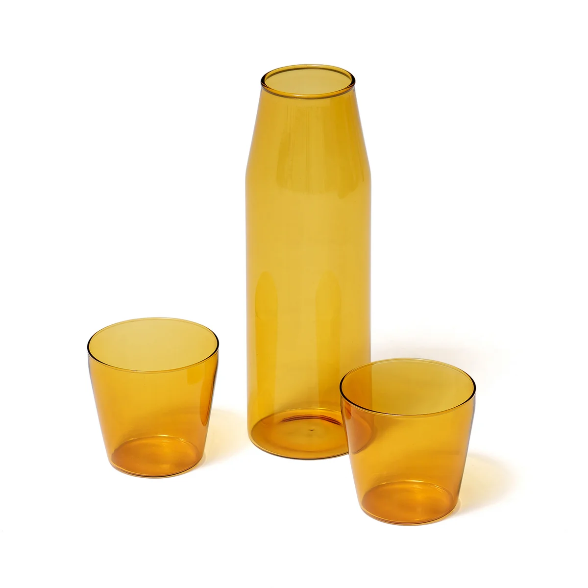NINE - Milk Set carafe + verre à boire (set de 2), jaune NINE - Milk Set carafe + verre à boire (set de 2), jaune