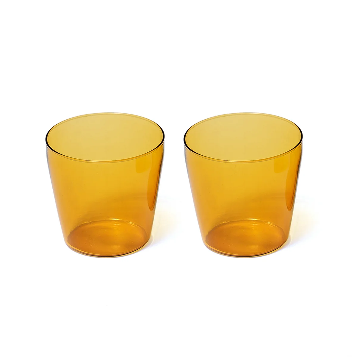NINE - Milk Verre à boire, jaune (set de 2) NINE - Milk Verre à boire, jaune (set de 2)