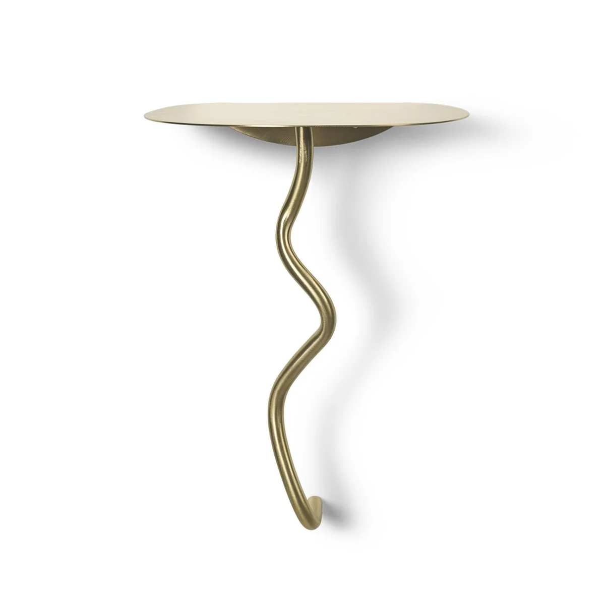 Ferm Living - Curvature Table murale, laiton