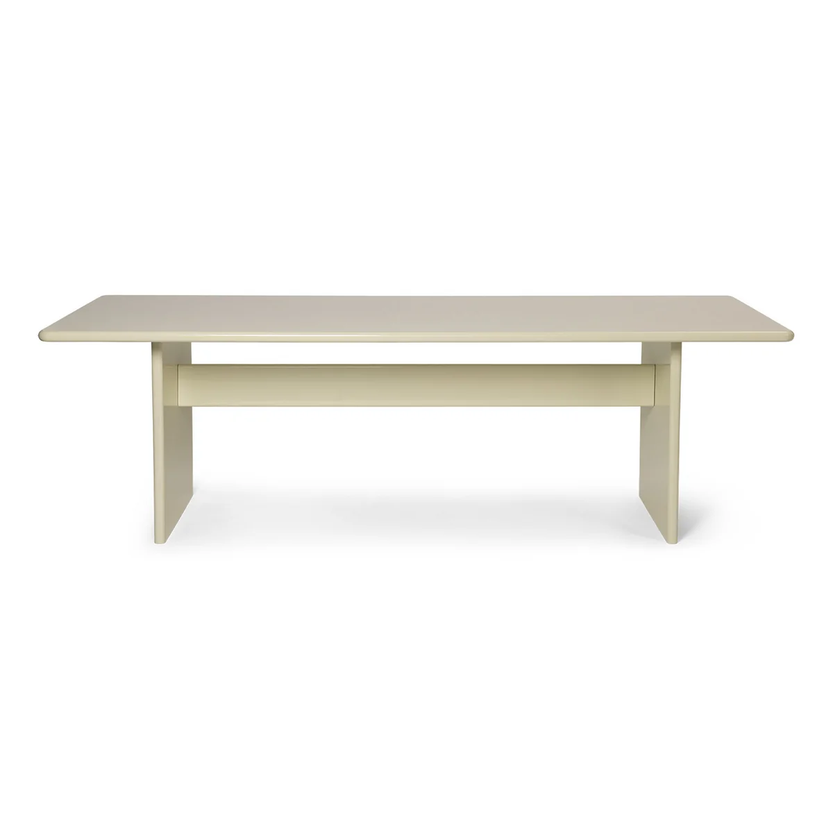 Ferm Living - Rink Dining Table, 90 x 240 cm, eggshell