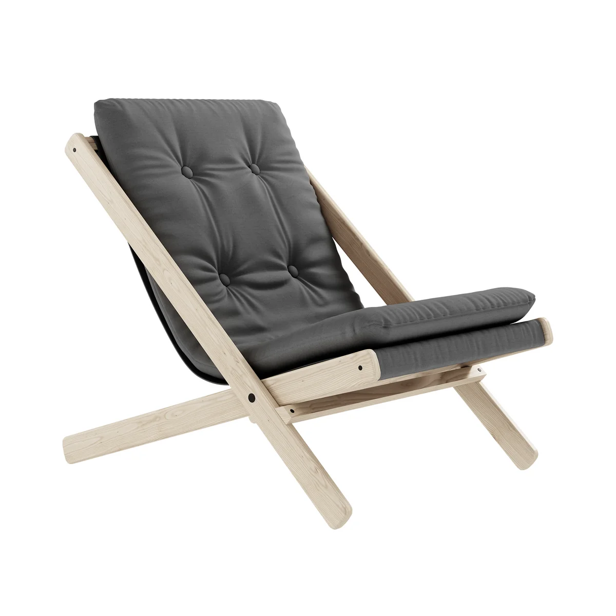 Karup - Boogie Chaise pliante, hêtre / gris foncé (403) Karup - Boogie Chaise pliante, hêtre / gris foncé (403)