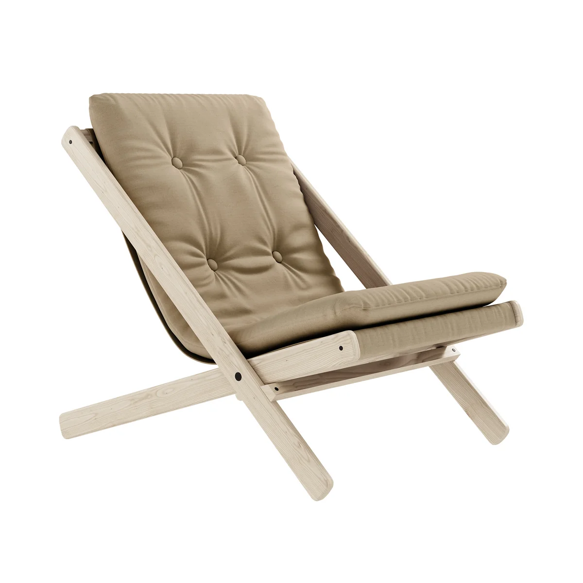 Karup - Boogie Chaise pliante, hêtre / beige (402) Karup - Boogie Chaise pliante, hêtre / beige (402)