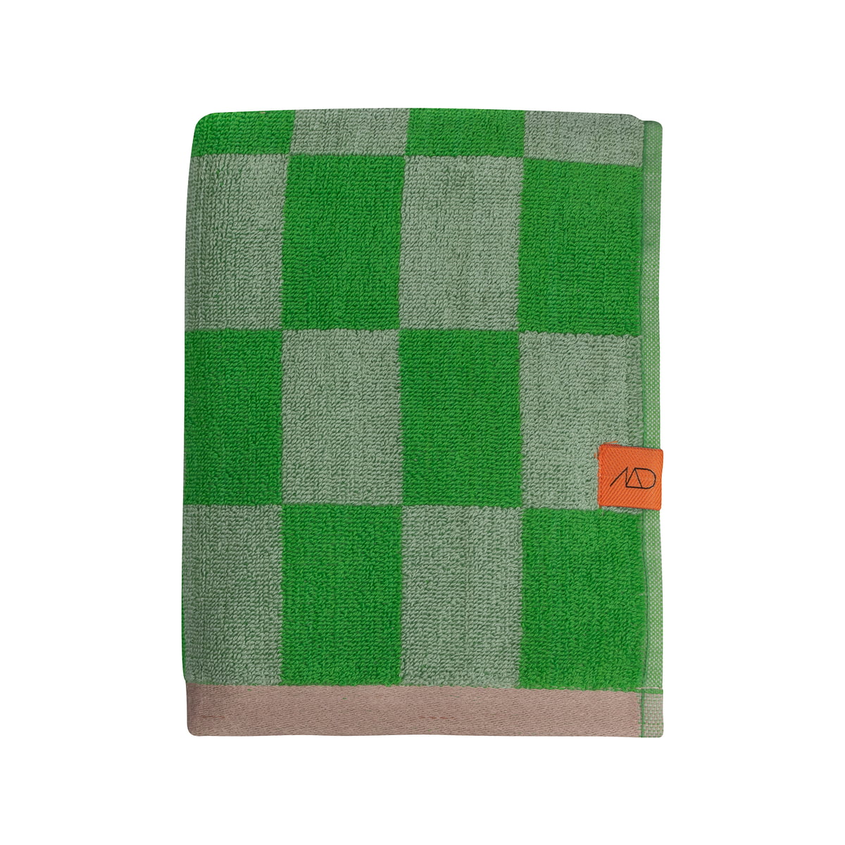 mette ditmer - retro serviette de bain, 50 cm x 90 cm, vert classique