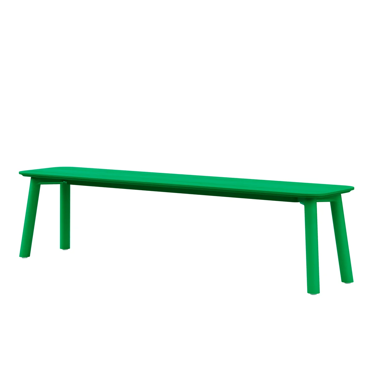 OUT Objekte unserer Tage - Meyer Color Banc 180 x 40 cm, frêne laqué, émeraude