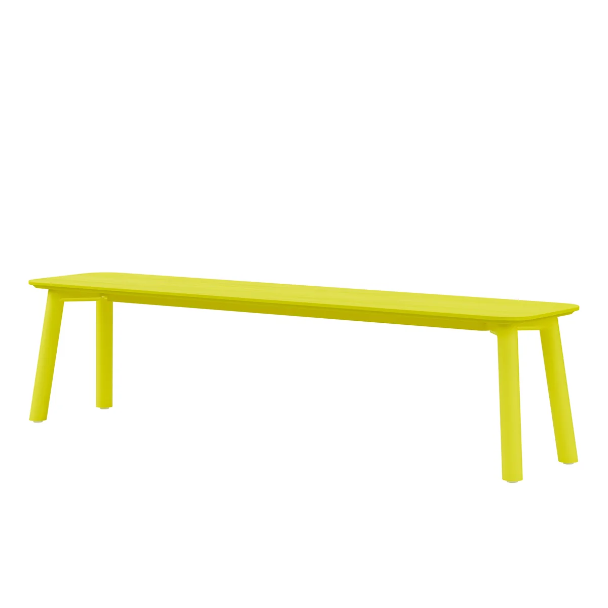 OUT Objekte unserer Tage - Meyer Color Banc 180 x 40 cm, frêne laqué, jaune soufre
