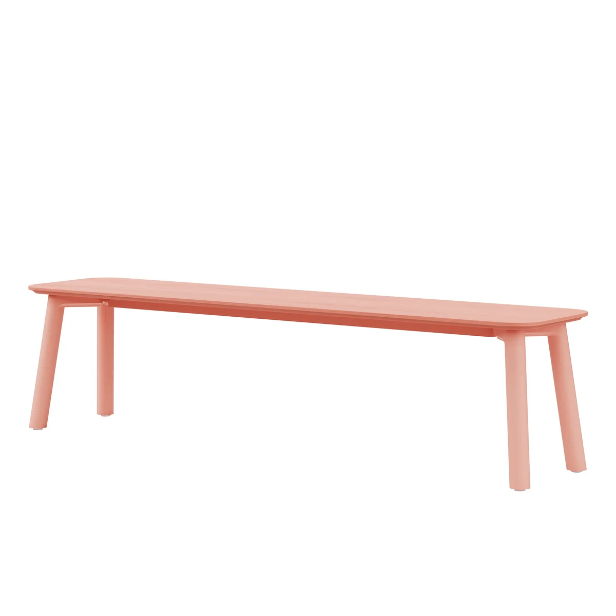 OUT Objekte unserer Tage - Meyer Color Banc 180 x 40 cm, frêne laqué, abricot