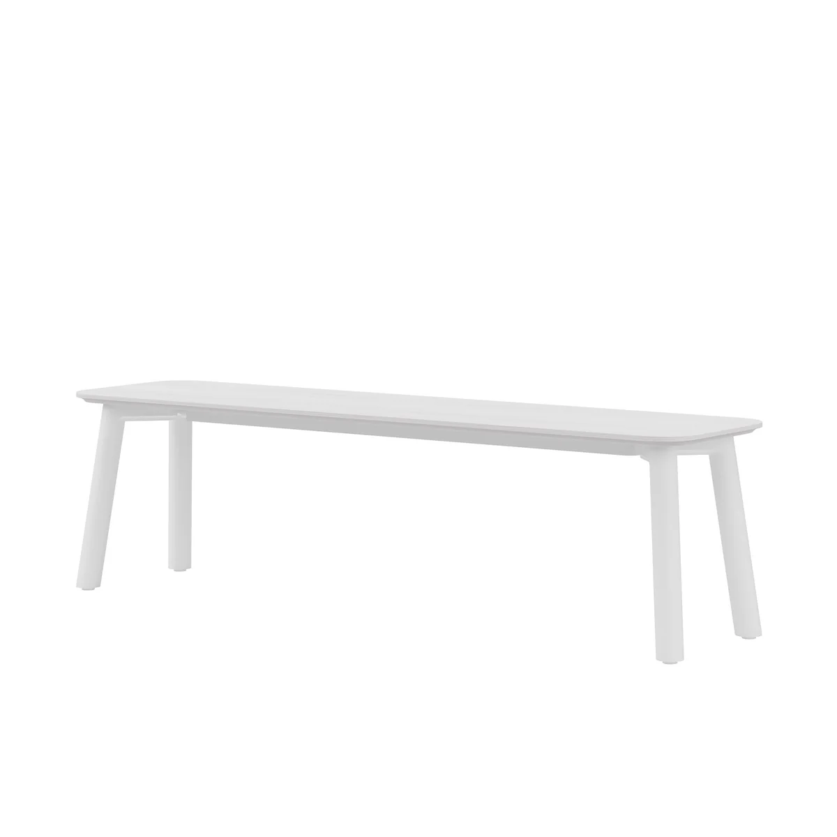 OUT Objekte unserer Tage - Meyer Color Banc 180 x 40 cm, frêne laqué, blanc