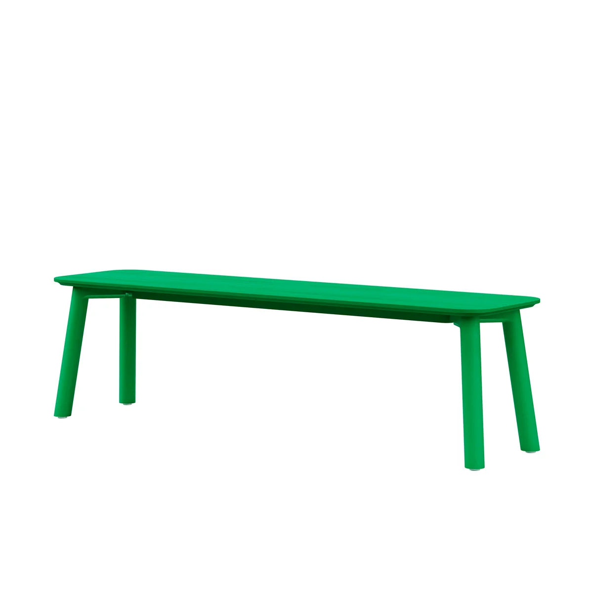 OUT Objekte unserer Tage - Meyer Color Banc 160 x 40 cm, frêne laqué, émeraude