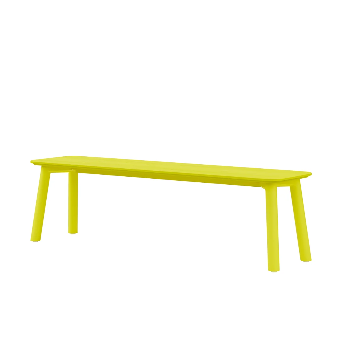 OUT Objekte unserer Tage - Meyer Color Banc 160 x 40 cm, frêne laqué, jaune soufre