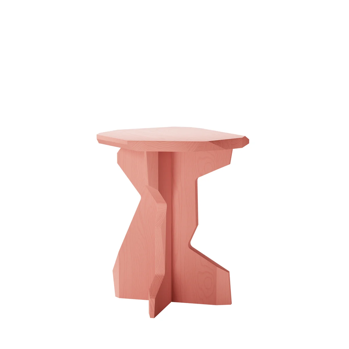 OUT Objekte unserer Tage - Fels Tabouret, frêne massif laqué, abricot