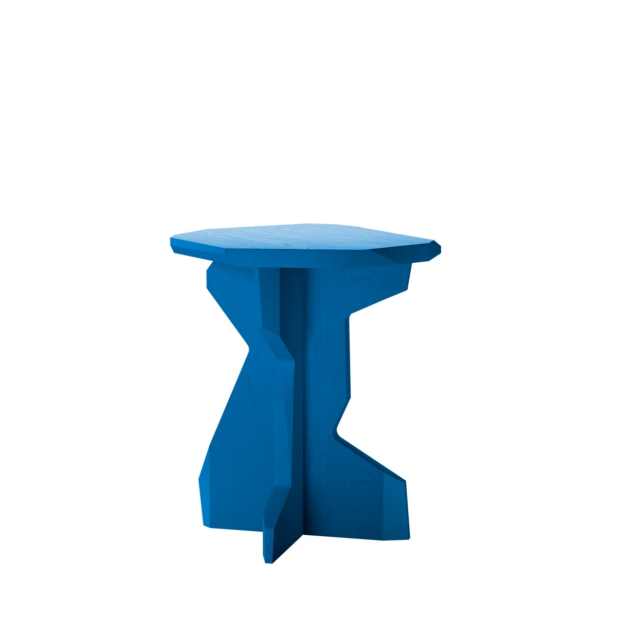 OUT Objekte unserer Tage - Fels Tabouret, frêne massif laqué, bleu berlinois