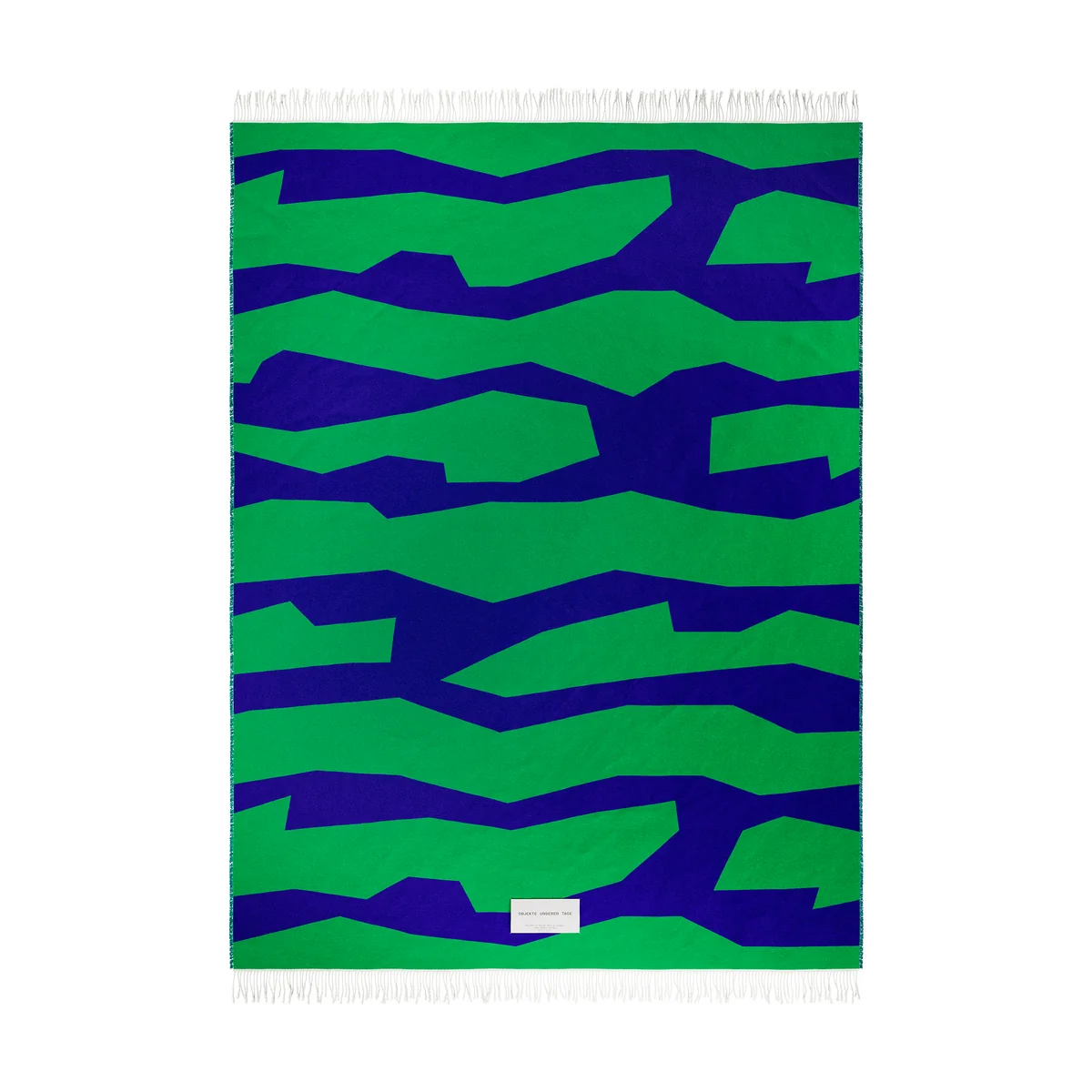 OUT Objekte unserer Tage - Seidel Couverture Up for Fun, émeraude / outremer