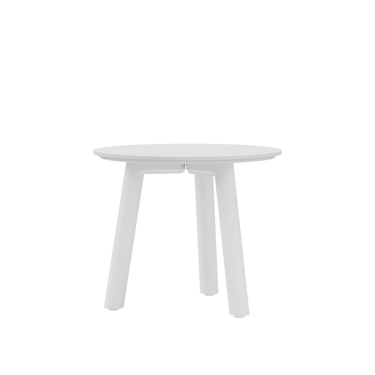OUT Objekte unserer Tage - Meyer Color Table basse Medium H 45 cm, frêne laqué, blanc