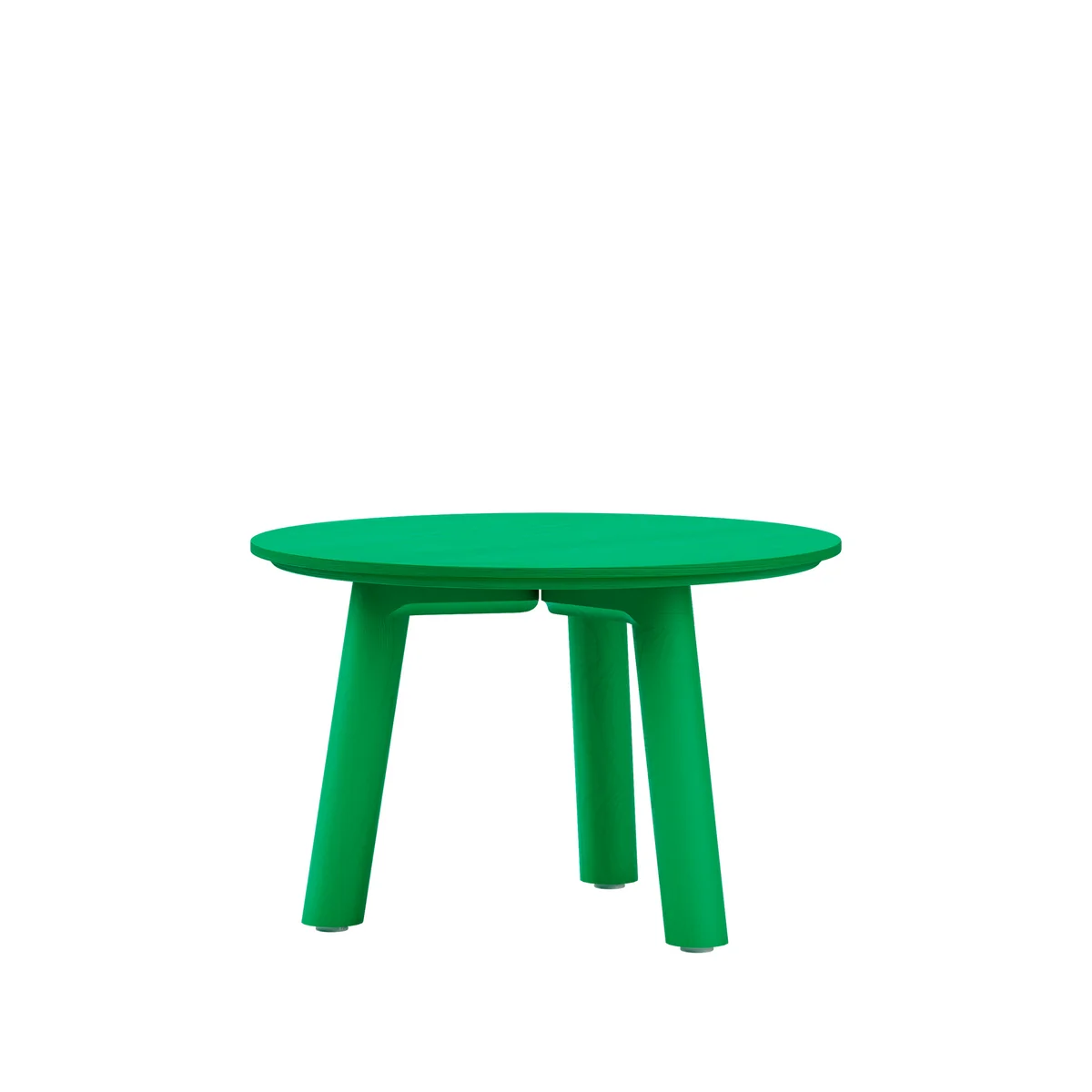 OUT Objekte unserer Tage - Meyer Color Table basse Medium H 35 cm, frêne laqué, émeraude