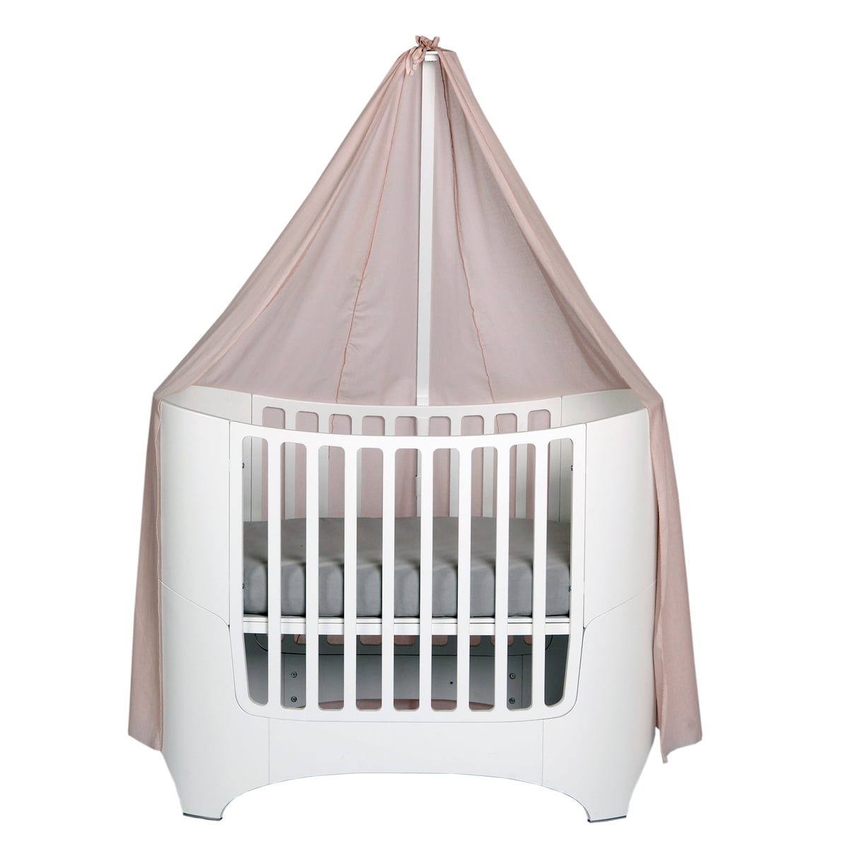 leander - ciel de lit pour classic lit bébé, 180 x 390 cm, dusty rose