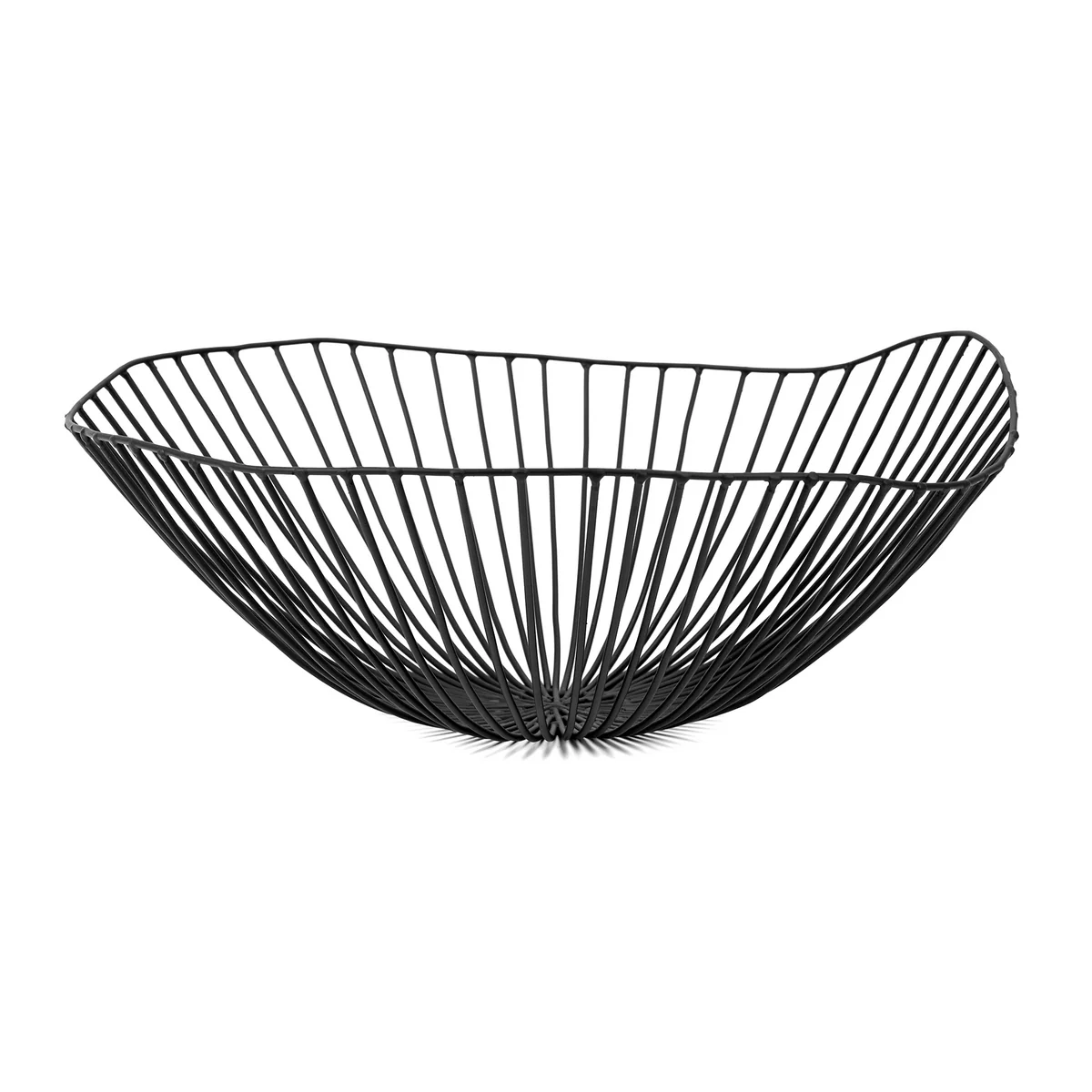 Serax - Cesira Corbeille, Ø 39 x H 13 cm, noir Serax - Cesira Corbeille, Ø 39 x H 13 cm, noir