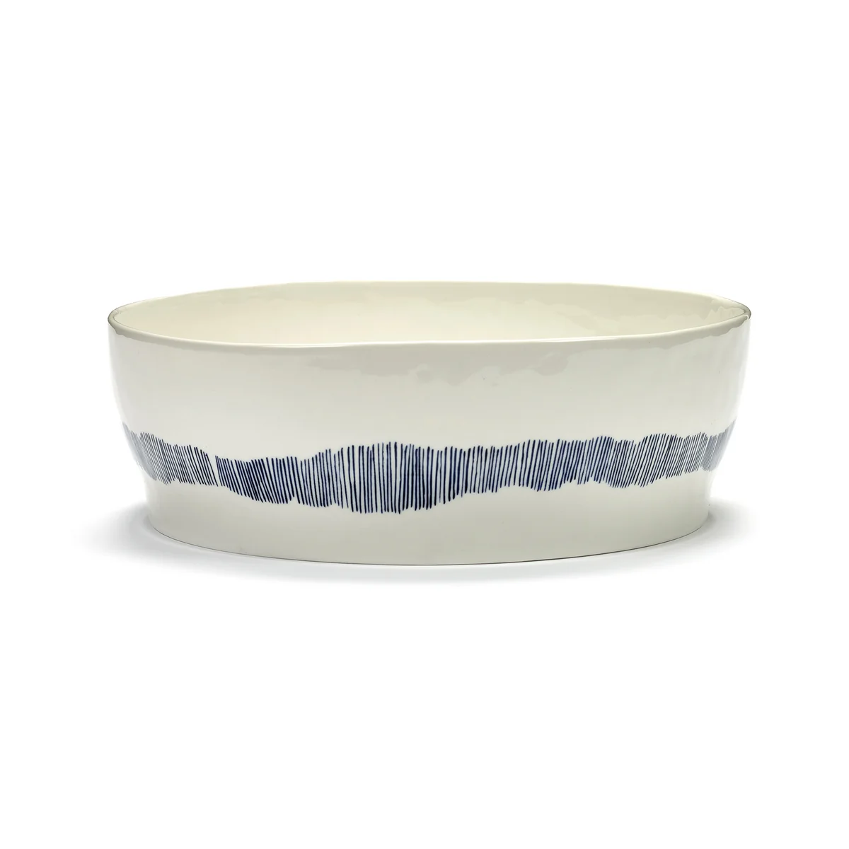 Serax - Feast Bol, Ø 28,5 cm, blanc / bleu rayé Serax - Feast Bol, Ø 28,5 cm, blanc / bleu rayé