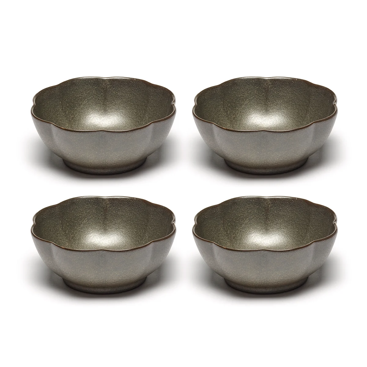 Serax - Inku Bol, Ø 15 cm, vert (set de 4)