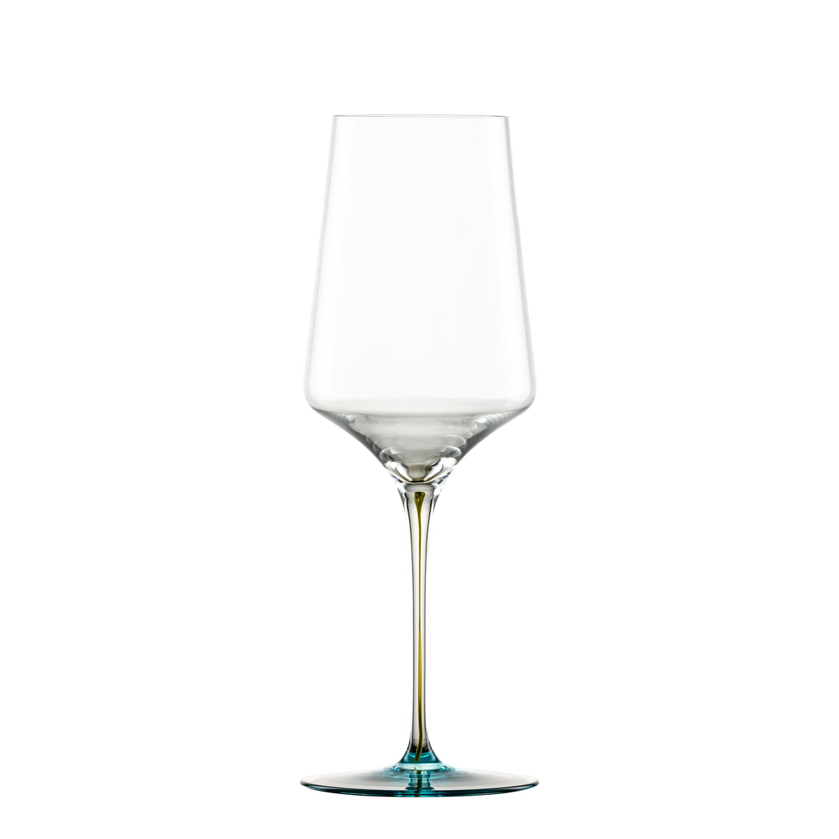 zwiesel glas - ink verre à vin blanc, vert émeraude