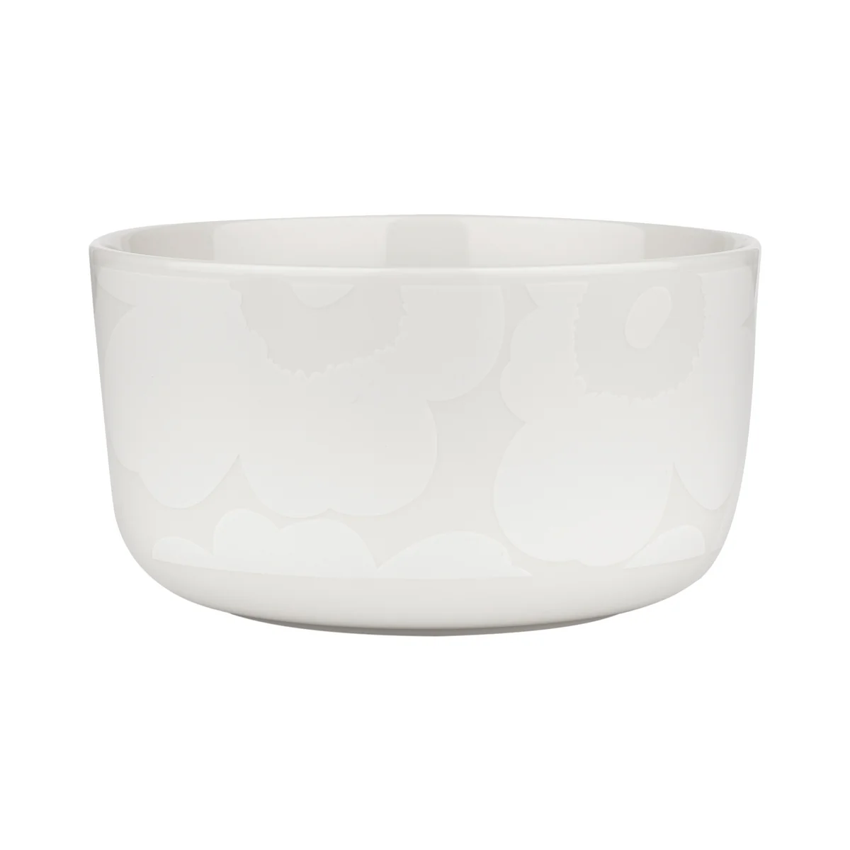 Marimekko - Oiva Unikko Bol, 500 ml, blanc / blanc cassé