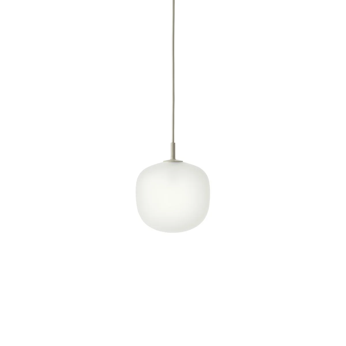 Muuto - Rime Lampe suspendue Ø 18 cm, opale / gris Muuto - Rime Lampe suspendue Ø 18 cm, opale / gris
