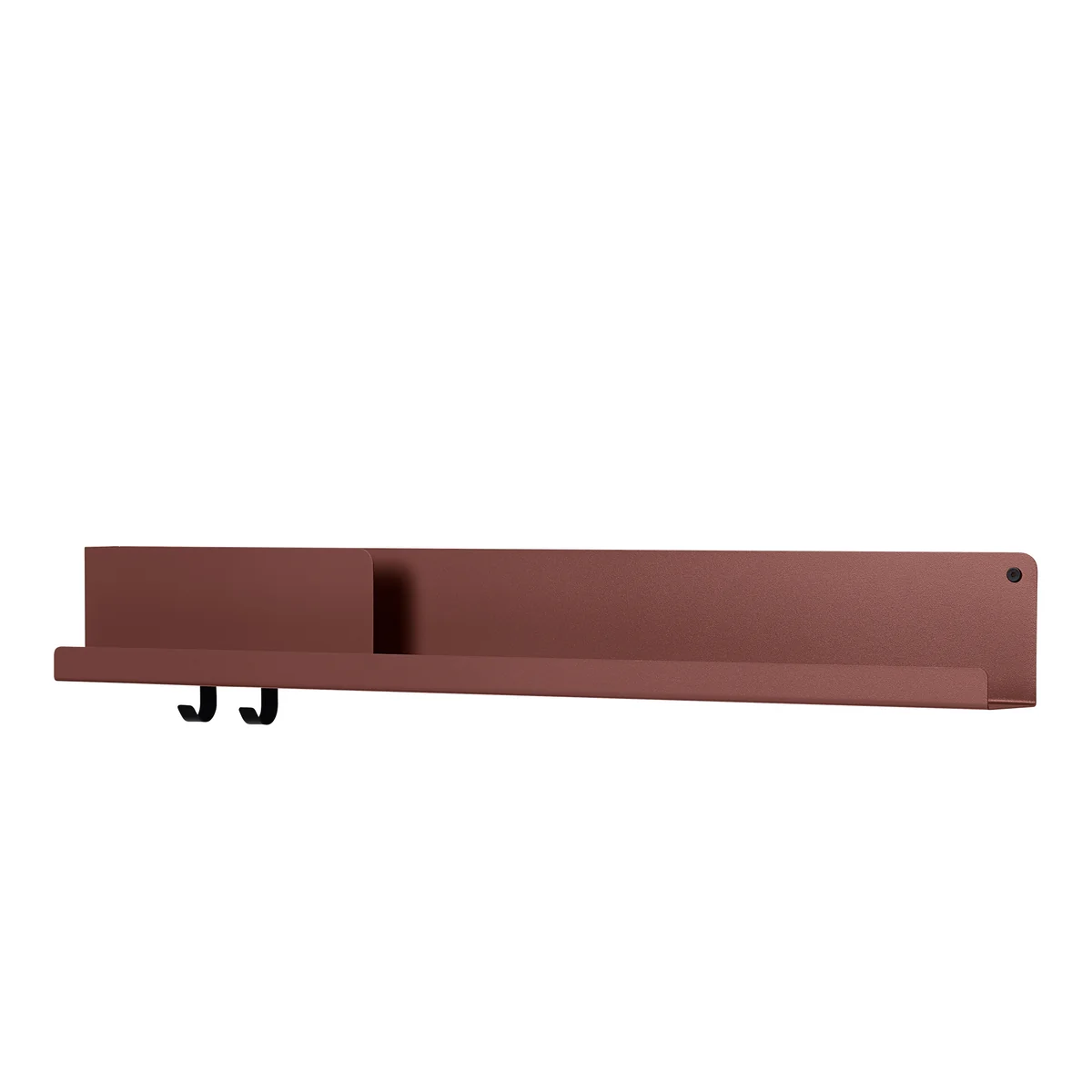 Muuto - Tablettes pliées 96 x 13 cm, rouge profond Muuto - Tablettes pliées 96 x 13 cm, rouge profond