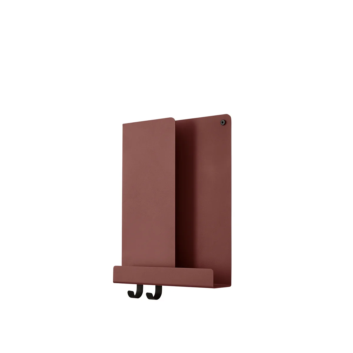 Muuto - Tablettes pliées, 29,5 x 40 cm, rouge profond