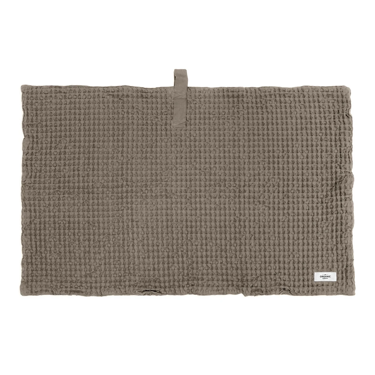 The Organic Company - Big Waffle Tapis de bain, 55 x 80 cm, clay