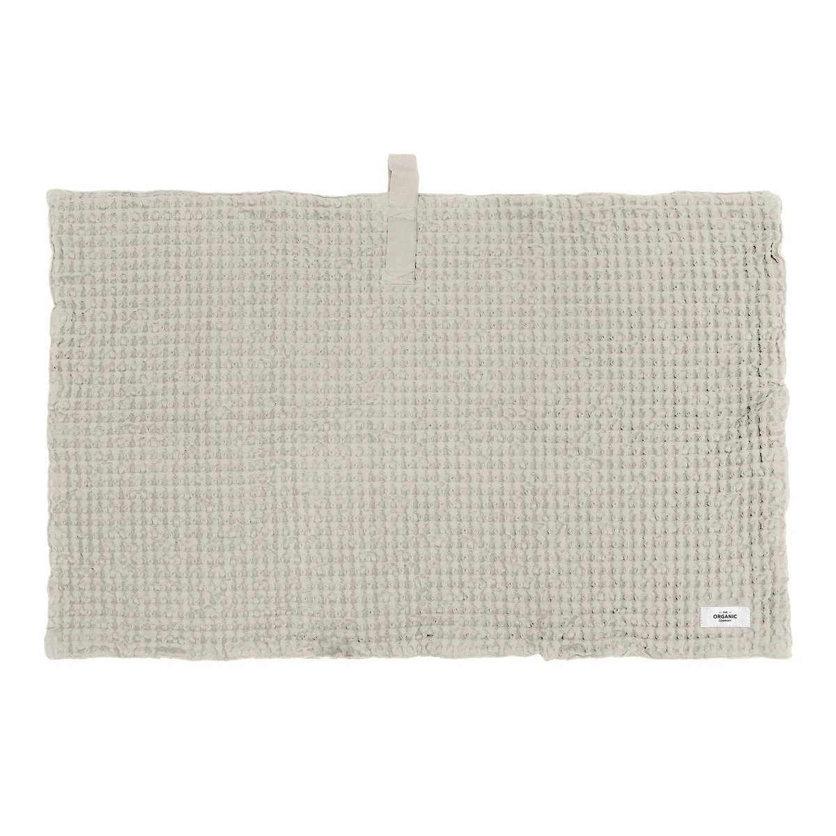 The Organic Company - Big Waffle Tapis de bain, 55 x 80 cm, stone