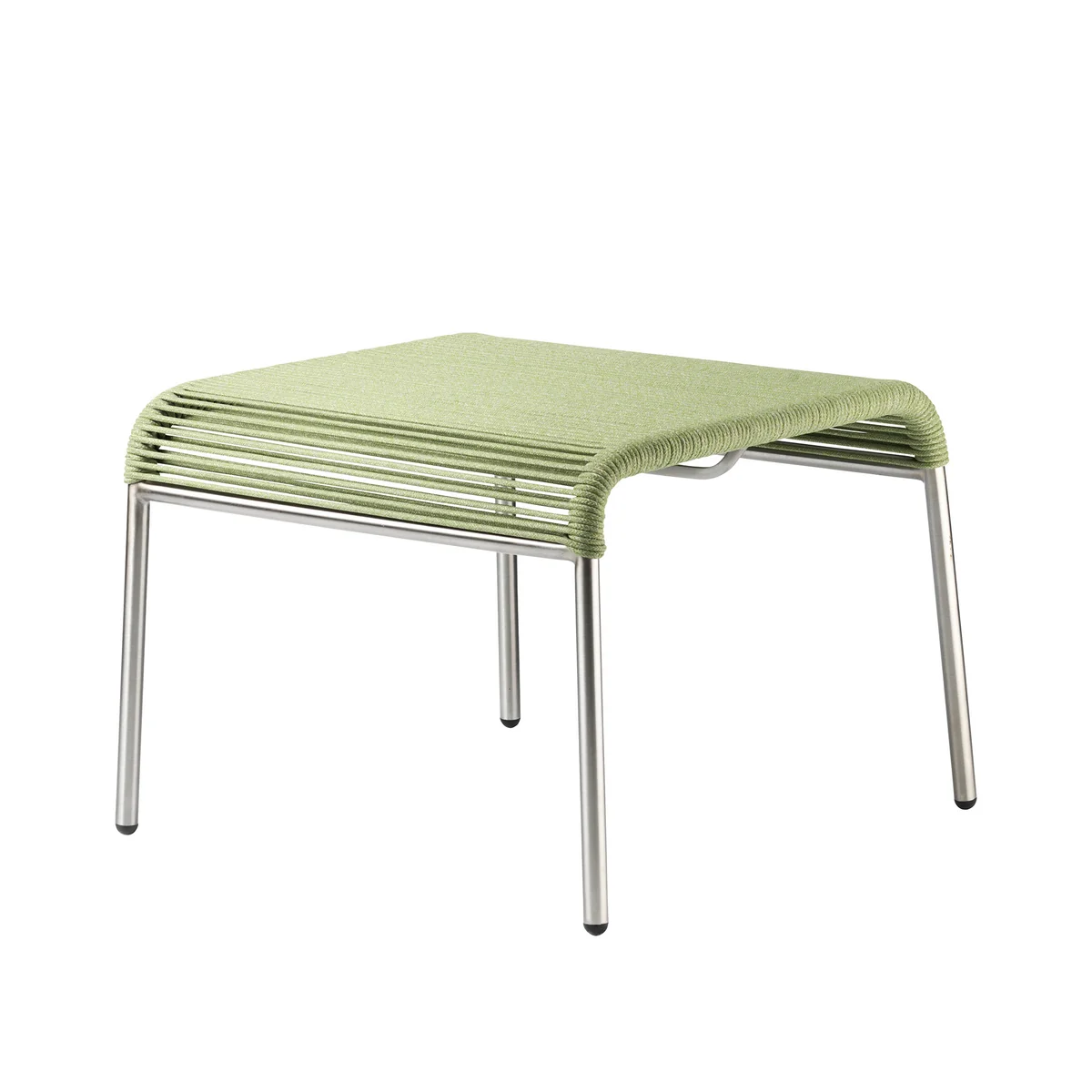 FDB Møbler - M20L Teglgård Tabouret Outdoor, cordelette verte FDB Møbler - M20L Teglgård Tabouret Outdoor, cordelette verte