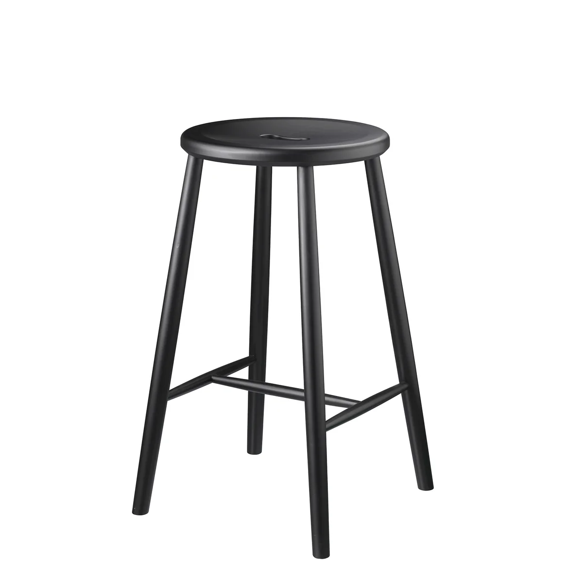 FDB Møbler - J27C Tabouret de bar, hêtre noir FDB Møbler - J27C Tabouret de bar, hêtre noir