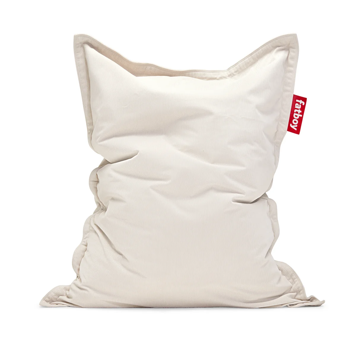 Fatboy - Recyclé Original Slim Cord Pouf, crème Fatboy - Recyclé Original Slim Cord Pouf, crème