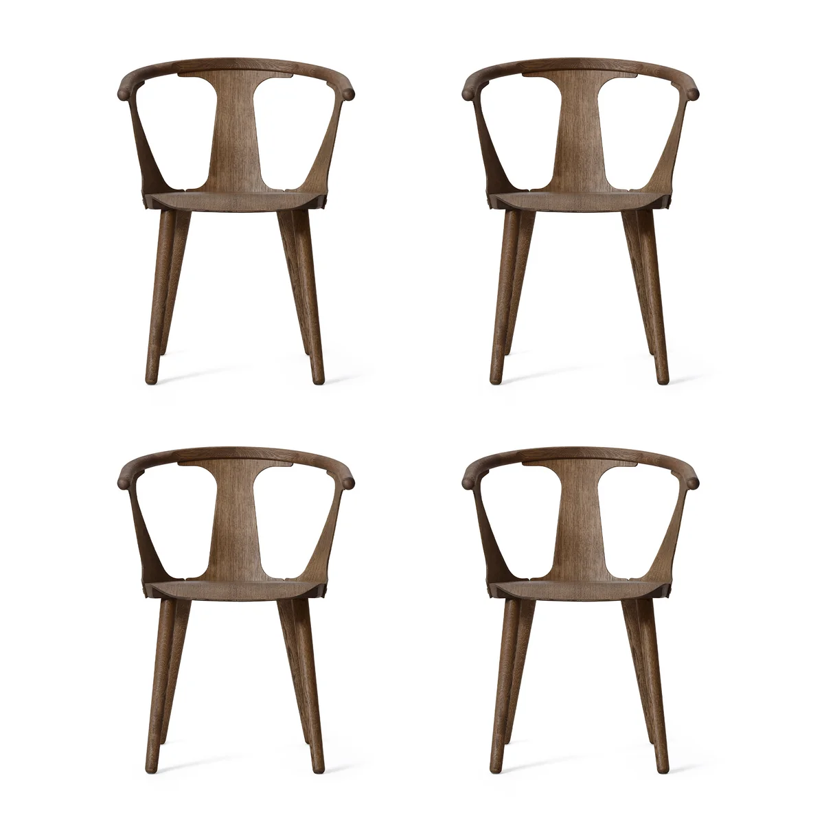 & Tradition - In Between Chaise SK1, chêne fumé et huilé (lot de 4)