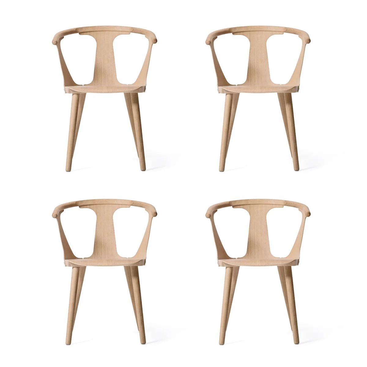 & Tradition - In Between Chaise SK1, chêne huilé (lot de 4)