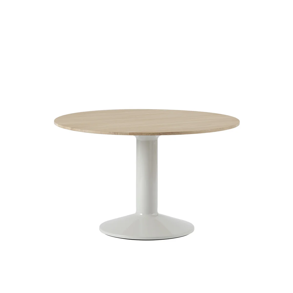 Muuto - Midst Table de salle à manger, Ø 120 cm, chêne huilé / gris Muuto - Midst Table de salle à manger, Ø 120 cm, chêne huilé / gris