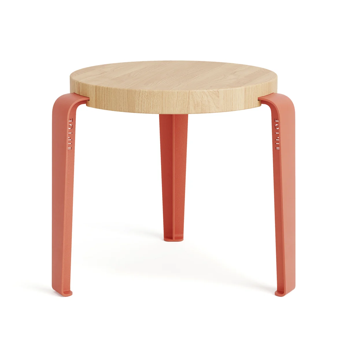 TipToe - MINI LOU Tabouret pour enfants Chêne, flamant rose TipToe - MINI LOU Tabouret pour enfants Chêne, flamant rose